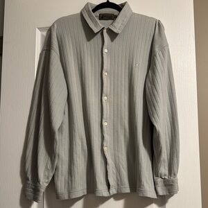 Polo Company Light Gray Button-Up Shirt